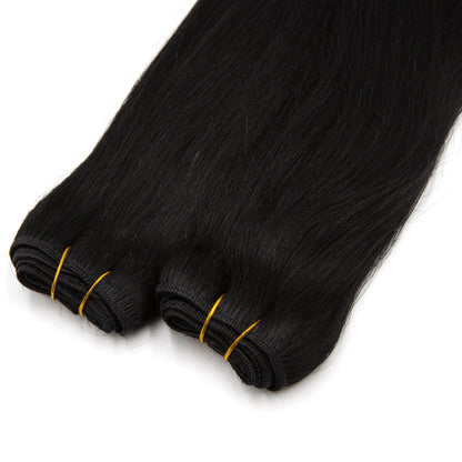 20 Inch  1# Virgin Remy Straight Human Hair Bundles 100% Unprocessed Remy Hair Bundles Natural Color