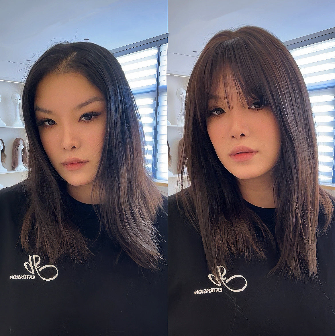 JBEXTENSION 14 Inches Scalpiana Hard Silky Topper Clip in Synthetic Fiber Topper Hair Piece Hair with Bangs for Women Clip in Top Crown Hair Clip on Toupee Hairpiece for Slight Hair Loss/Thinning Hair