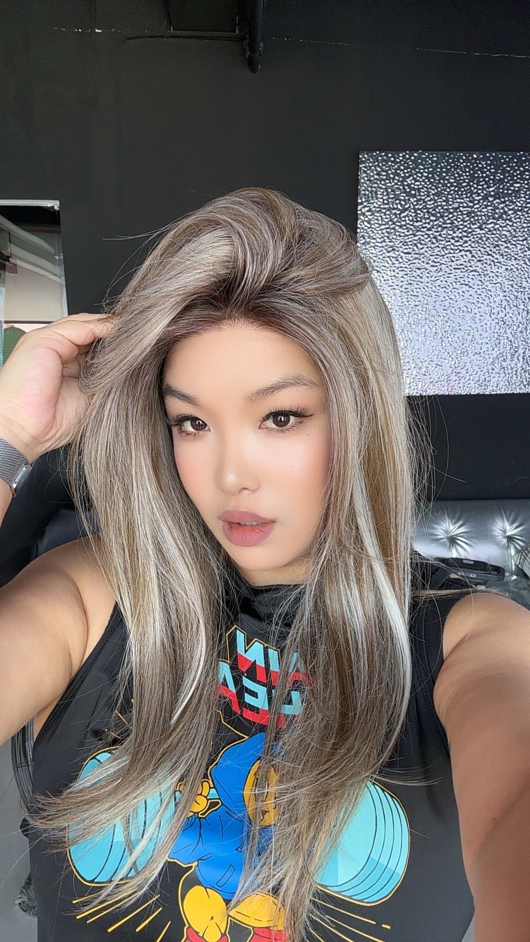 JBEXTENSION 22 Inches Venice Blonde Pre-Cut Snowflake Lace Frontlace Glueless Wig KEL VENICE BLONDE【PERMATEASE】【BENDY EAR TABS】- M/L