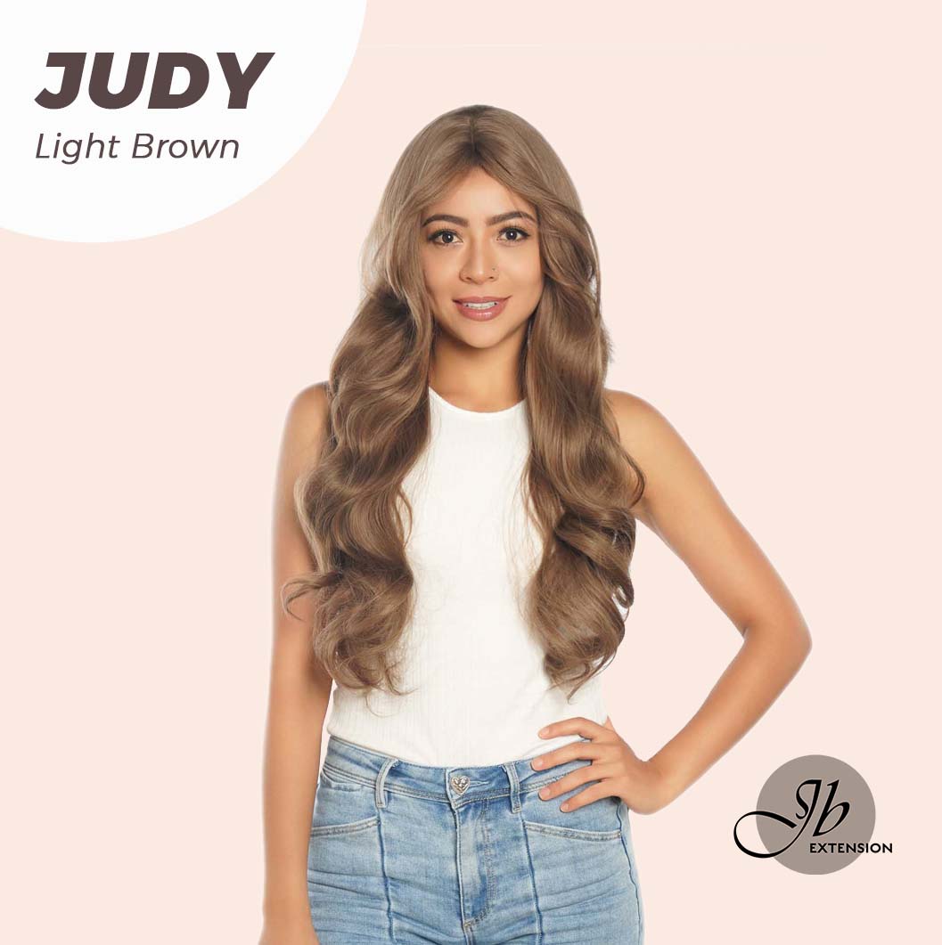JBEXTENSION 26 Inches Long Curly Light Brown Wig JUDY LIGHT BROWN