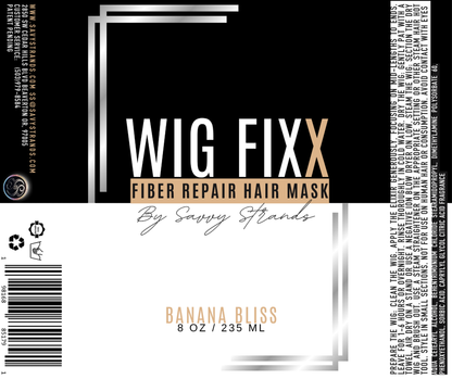 Wig Fixx Banana Bliss| Hair mask | 8 OZ PRE ORDER