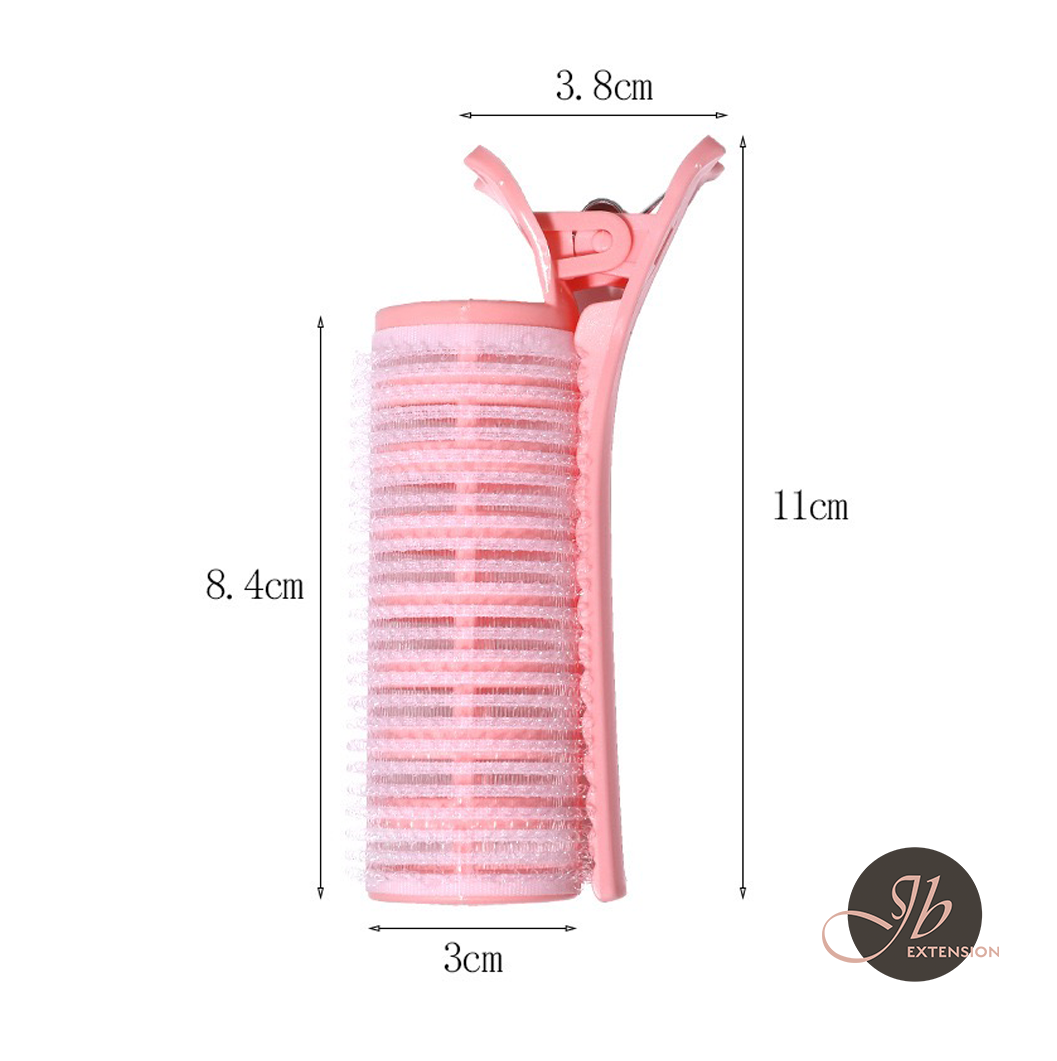 JBEXTENSION 1 Pcs Hair Rollers with Clip, Large Size Self-Grip Curlers for Fluffy Hairstyles - Natural Hair Styling Tool