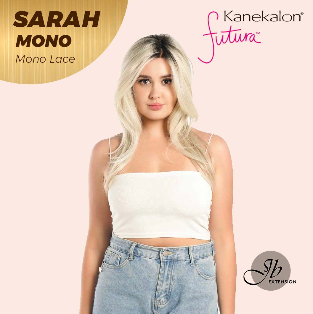[PRE-ORDER] JBEXTENSION SARAH MONO Full Monofilament Wig 22 Inches Blonde Color Full Mono Lace Glueless With Anti-slip Silicone Strips Wig SARAH MONO【BENDY EAR TABS】