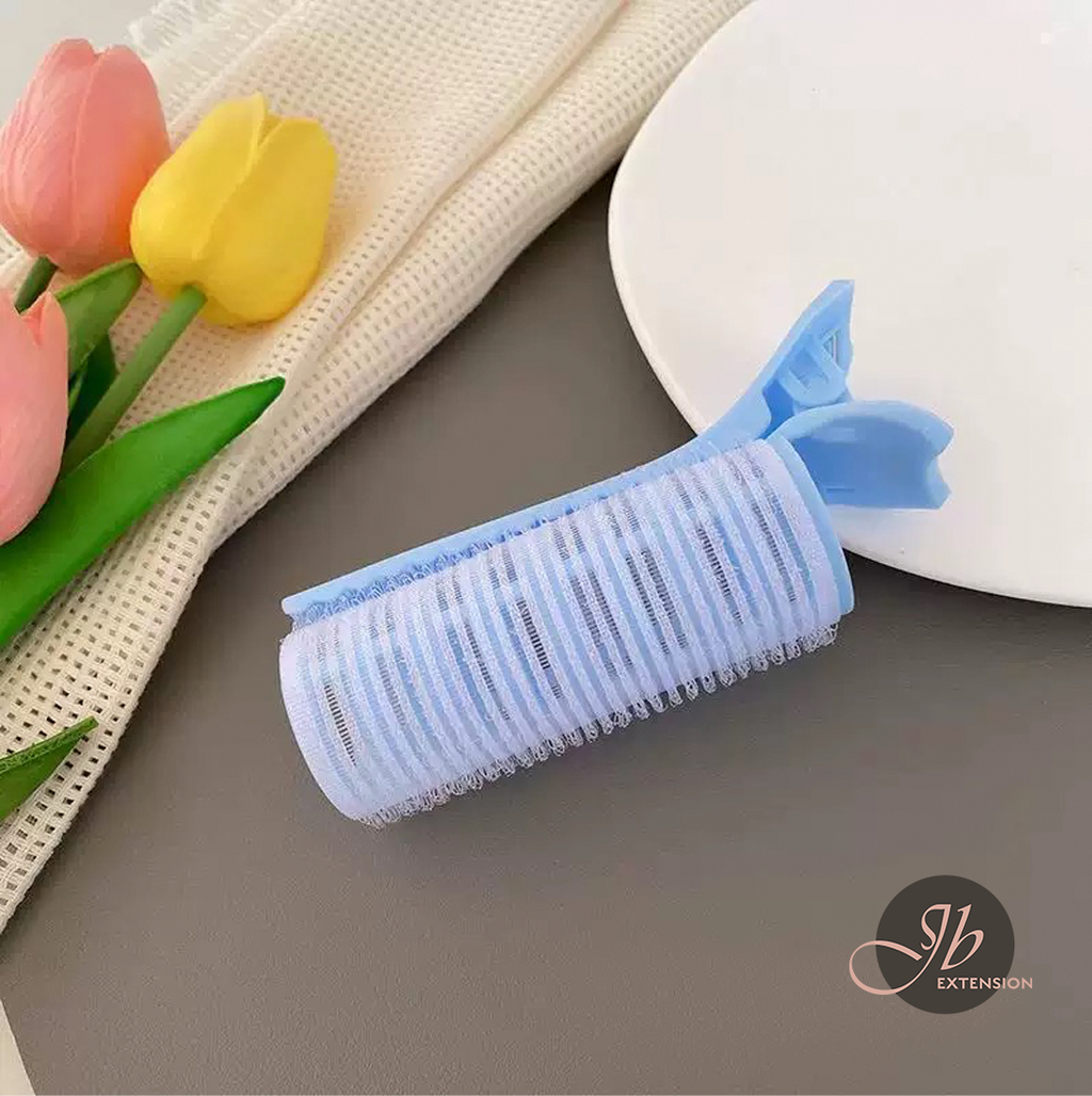 JBEXTENSION 1 Pcs Hair Rollers with Clip, Large Size Self-Grip Curlers for Fluffy Hairstyles - Natural Hair Styling Tool