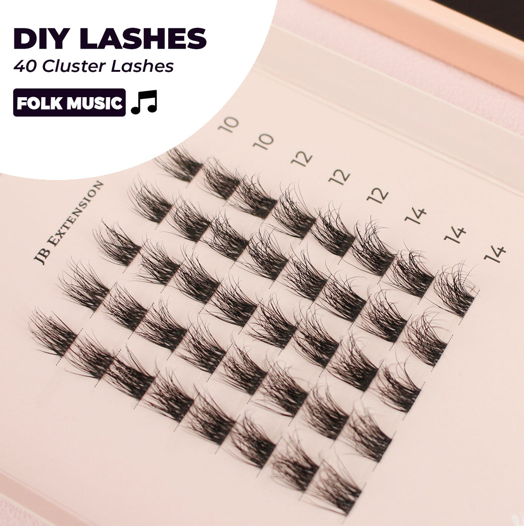 JBEXTENSION DIY EYELASHES - FOLK MUSIC ( Individual Lashes)