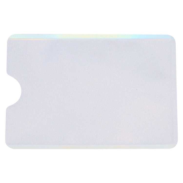 100 PCS Aluminum Foil Anti Theft RFID Blocking Sleeve Card Protector, Size: 9.1*6.3cm (Silver)