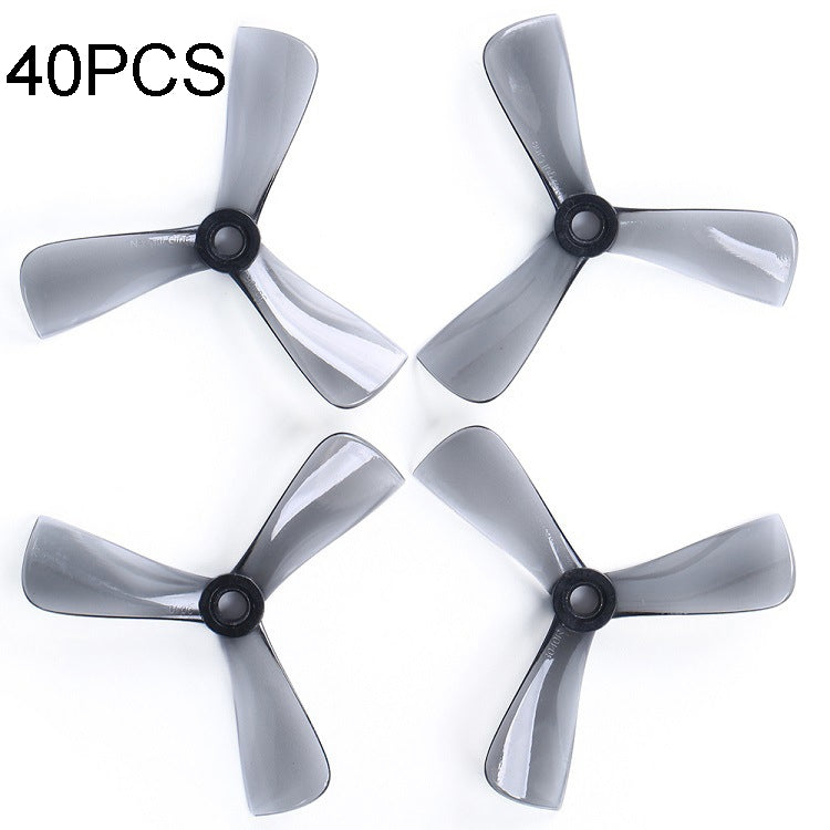10 Packs / 40pcs iFlight Cine 3040 3 inch 3-Blade FPV Freestyle Propeller for RC FPV Racing Freestyle Drones BumbleBee MegaBee Accessories (Grey)