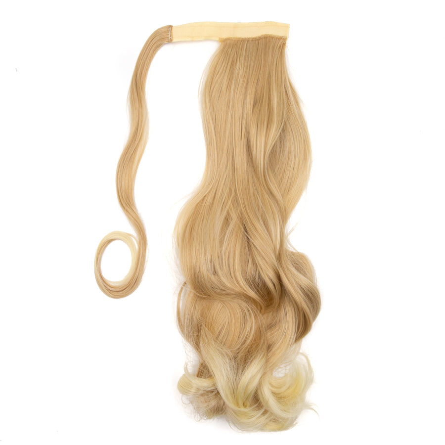 23" Ponytail Curly Clip-In Dark Colour