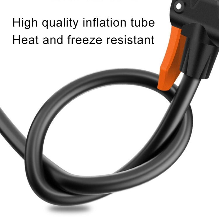 0905 Car / Motorcycle / Bicycle Portable Thicker Single Pipe Inflatable Cylinder Pedal Air Pump