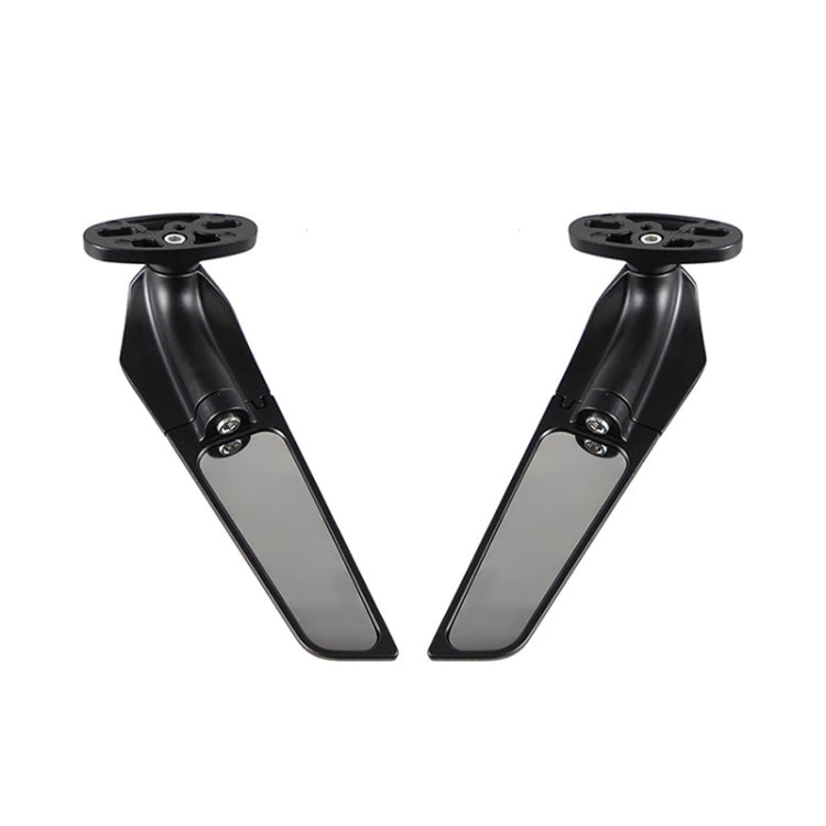 1 Pair Motorcycle Modified Wind Wing Adjustable Rotating Rearview Mirror