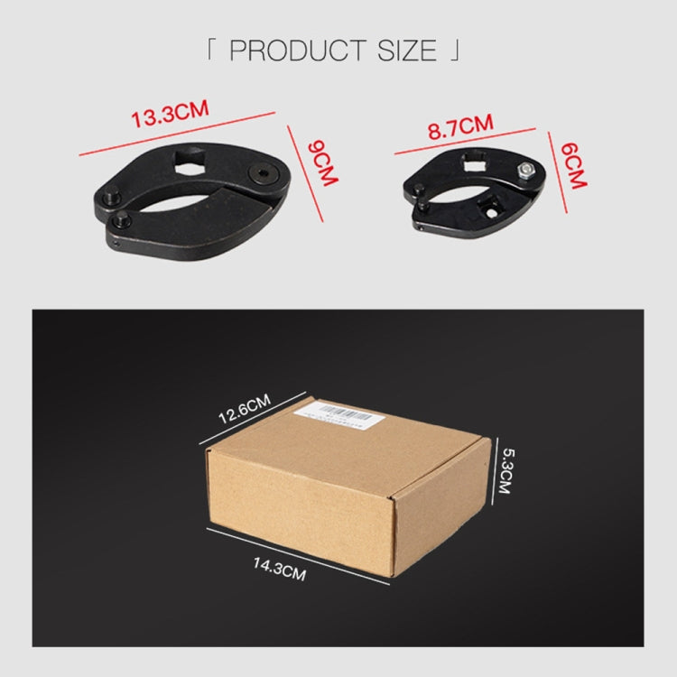 1 Pair Motorcycle Universal Adjustable Gland Nut Wrench Set for Hydraulic Cylinder 1266 +7463