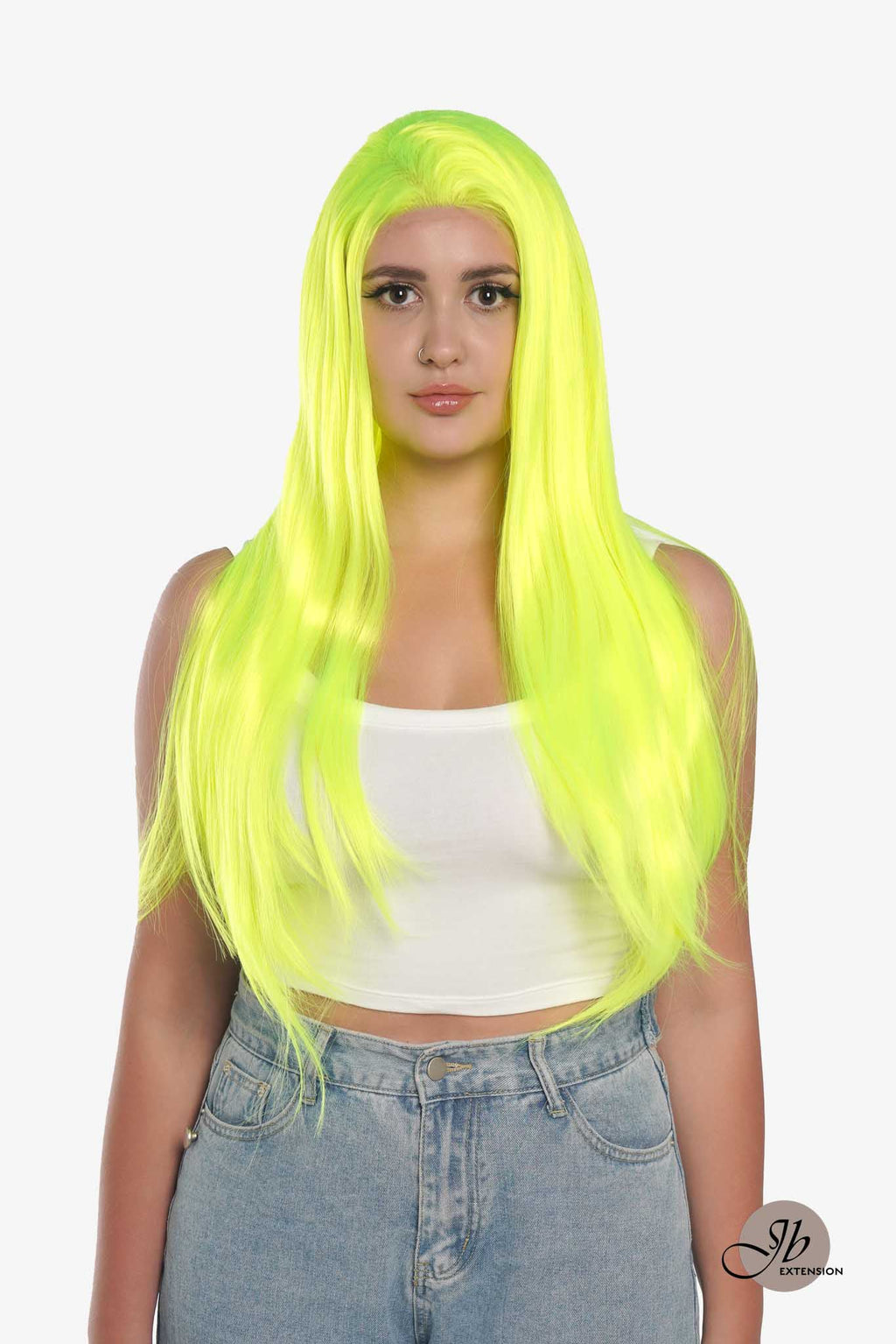 JBEXTENSION 26 Inches Neon Color Frontlace Glueless Wig NEON (FREE PARTING)