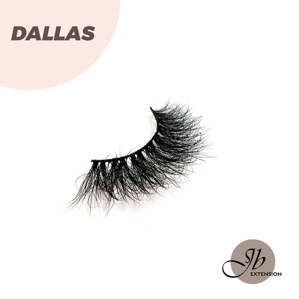 Cruelty Free High volume 3D Real Mink lashes DALLAS