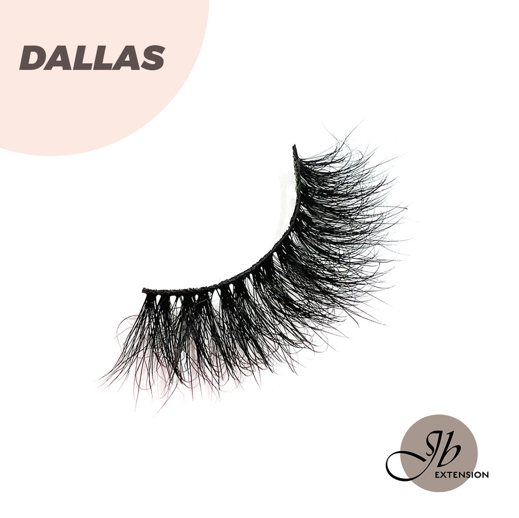 Cruelty Free High volume 3D Real Mink lashes DALLAS