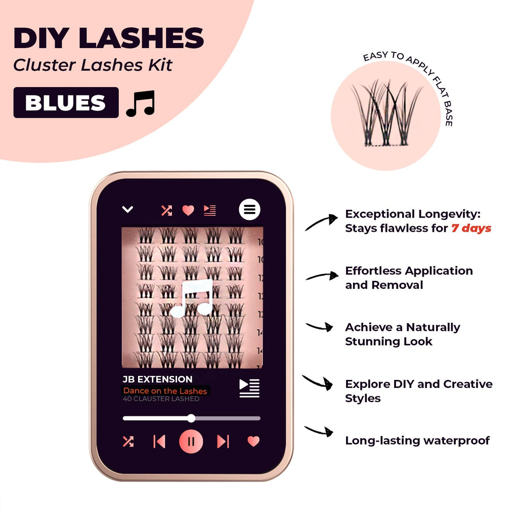 JBEXTENSION DIY EYELASHES KIT - BLUES