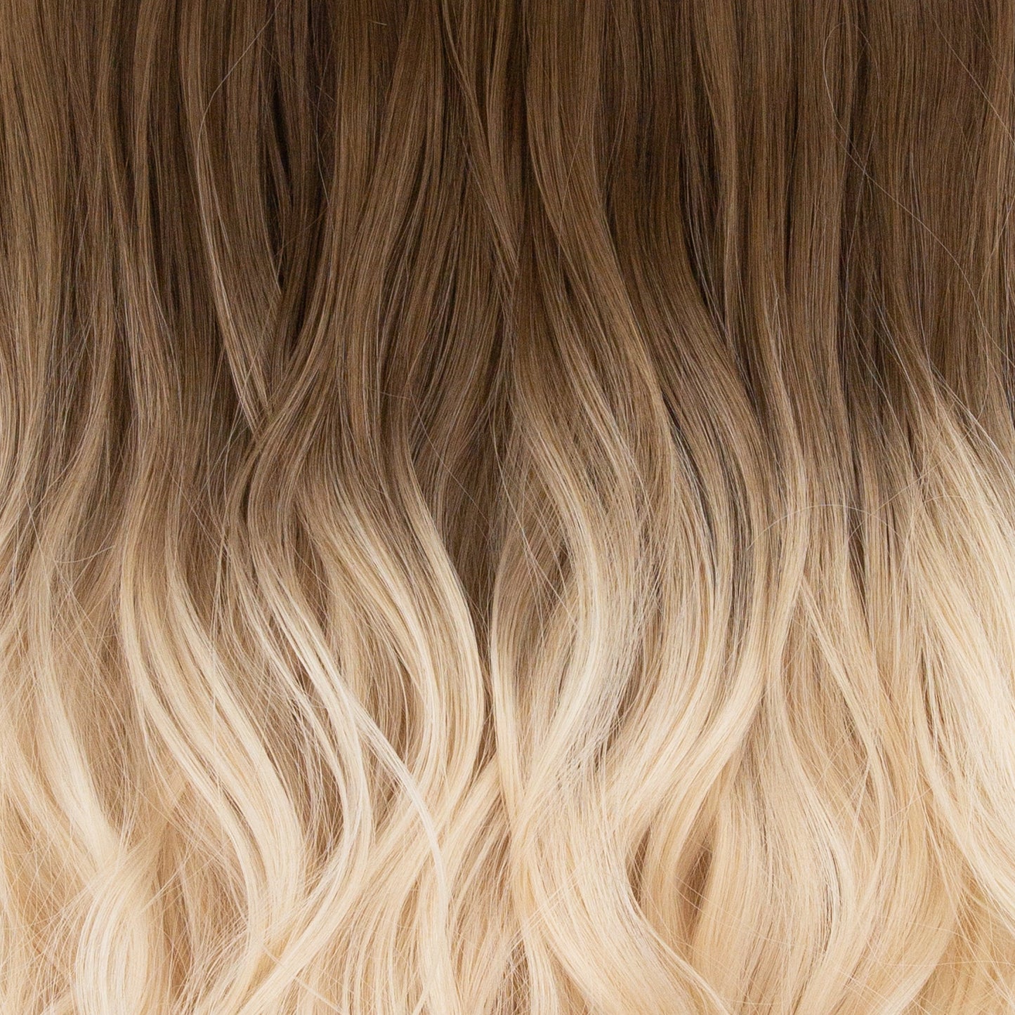 23" Ponytail Curly Clip-In BALAYAGE BLONDE