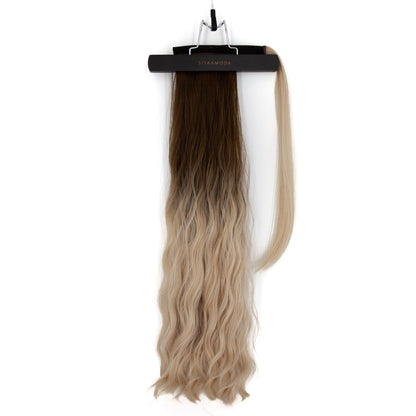 27" Body Wave Ponytail Clip-in BALAYAGE BLONDE