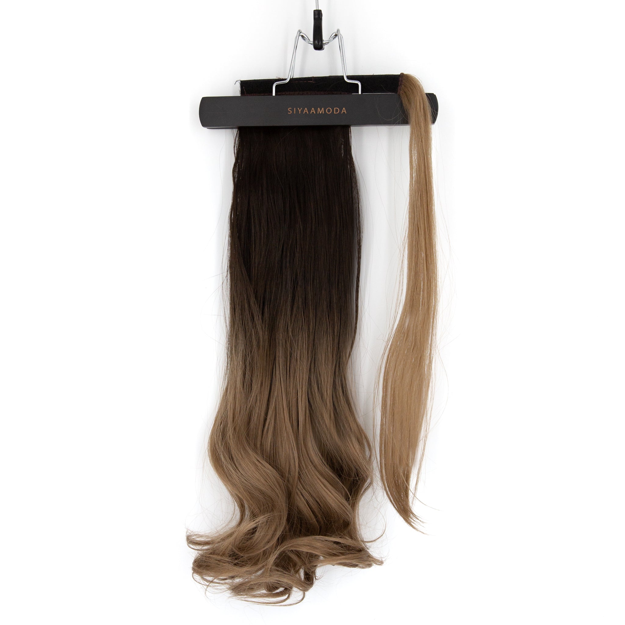 23" Ponytail Curly Clip-In SHATUSH OMBRE'