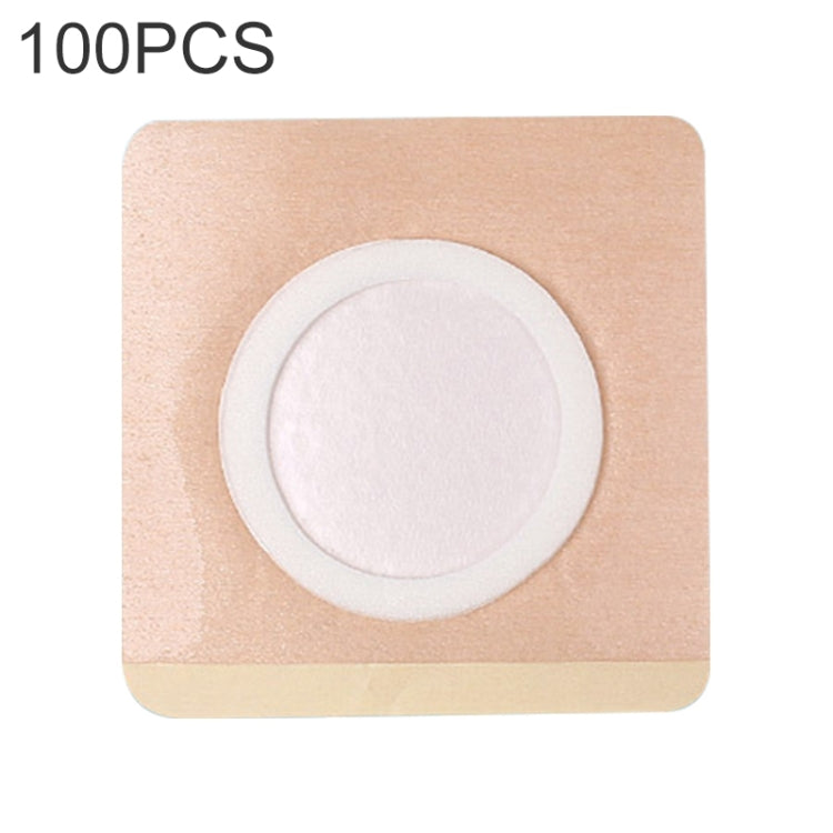 100 PCS 042 Spunlace Non-woven Stickers Anti-osmosis Three-volt Belly Button Plaster, Size:5x5x1.5cm(Square)