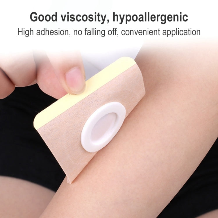 100 PCS 042 Spunlace Non-woven Stickers Anti-osmosis Three-volt Belly Button Plaster, Size:6x6x2cm(Square)