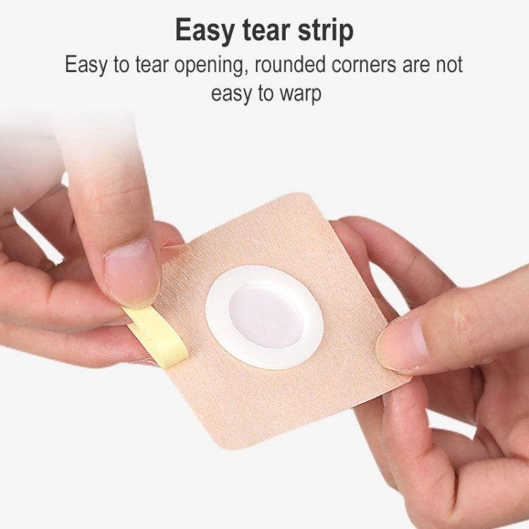 100 PCS 042 Spunlace Non-woven Stickers Anti-osmosis Three-volt Belly Button Plaster, Size:6x6x2cm(Square)