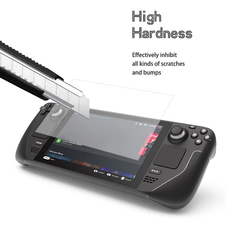0.26mm 9H 2.5D Tempered Glass Film For Steam Deck Game Console