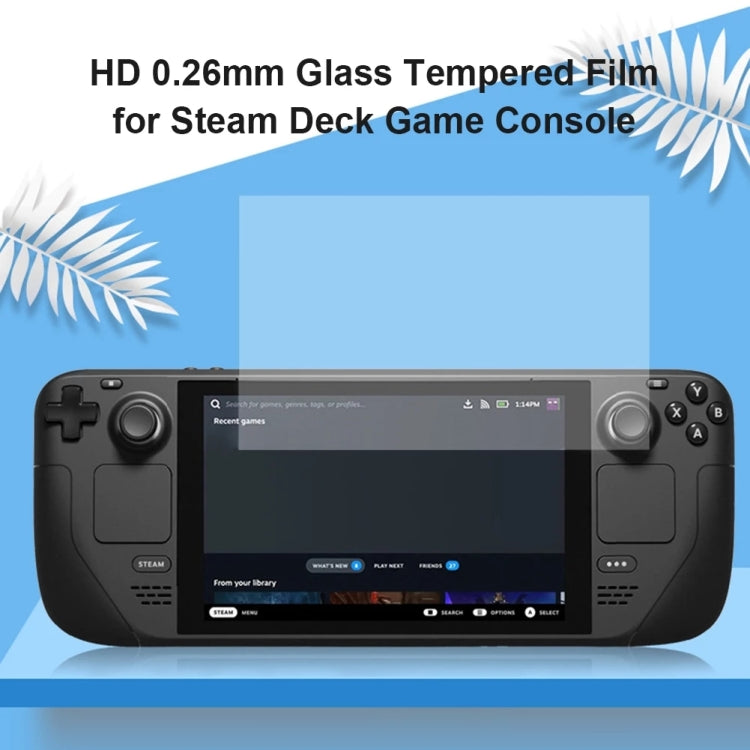 0.26mm 9H 2.5D Tempered Glass Film For Steam Deck Game Console