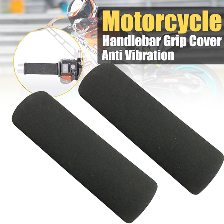 1 Pair Motorcycle Non-slip Sweat-absorbing Waterproof Sponge Handle Cover, Inside Diameter:31mm