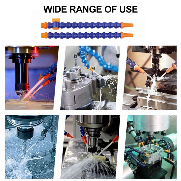 1/2 inch 40cm Adjustable Plastic Flexible Water Oil Cooling Hose With Switch