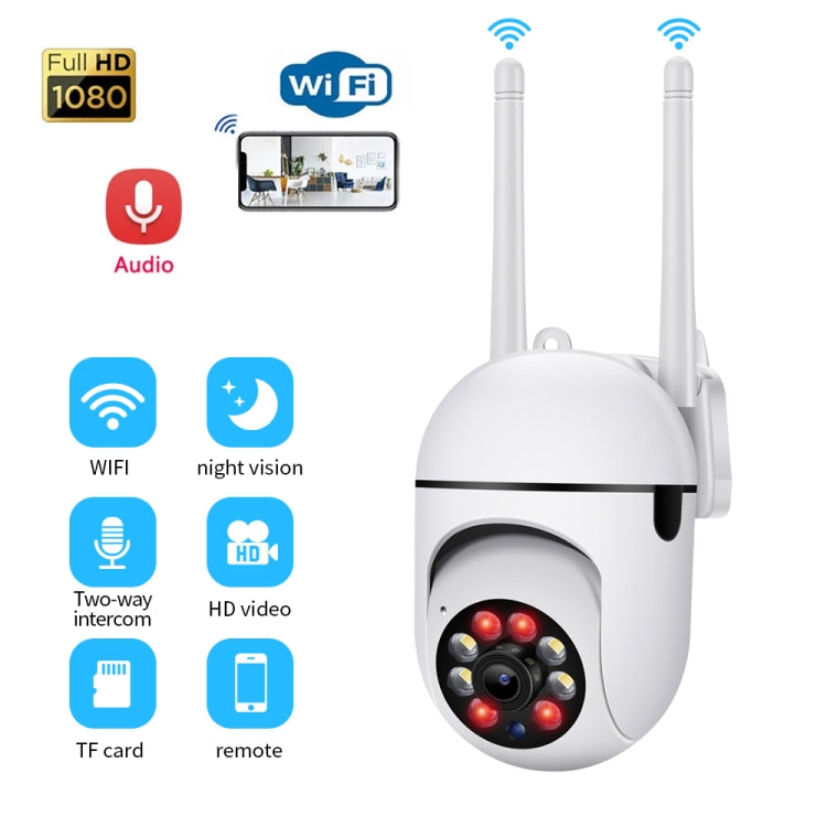 A7 1080P HD Wireless WiFi Smart Surveillance Camera Support Night Vision / Two Way Audio without Memory