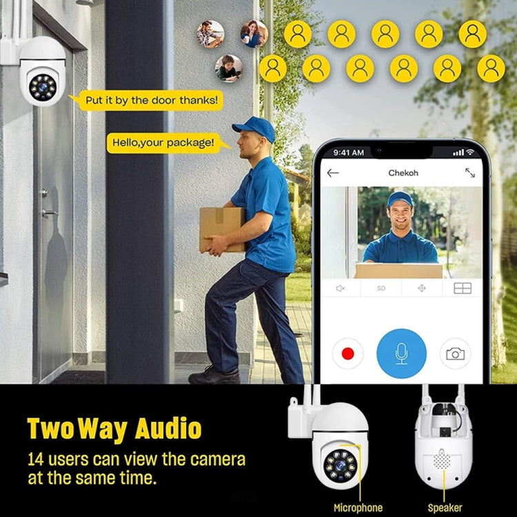 A7 1080P HD Wireless WiFi Smart Surveillance Camera Support Night Vision / Two Way Audio without Memory