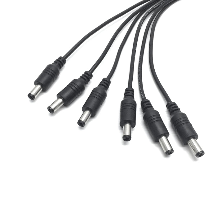 0.37m 6 in 1 DC Female to DC Male Power Connection Extension Cable