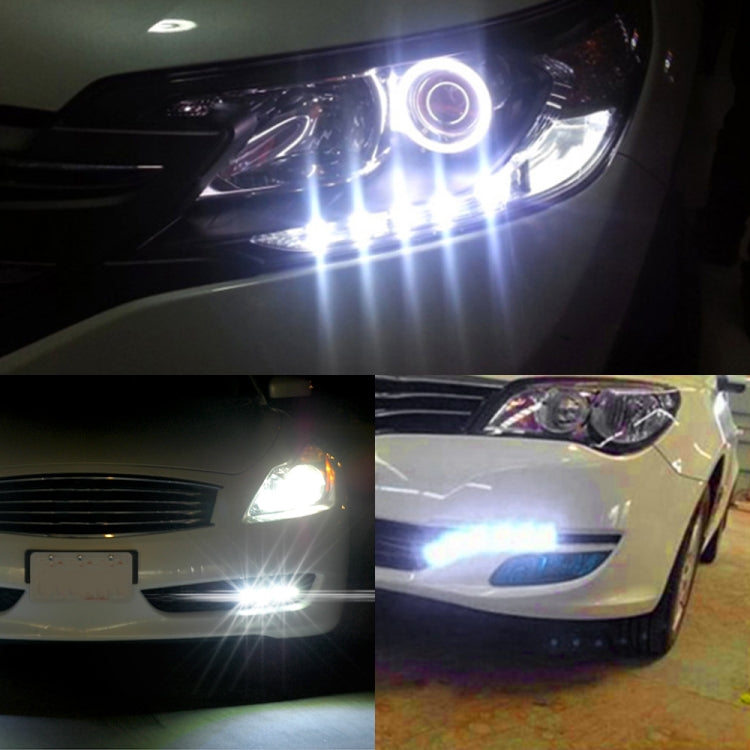 10 PCS 23mm 6LEDs SMD-5730 DC9-80V Motorcycle Eagle Eye Light(White Light)