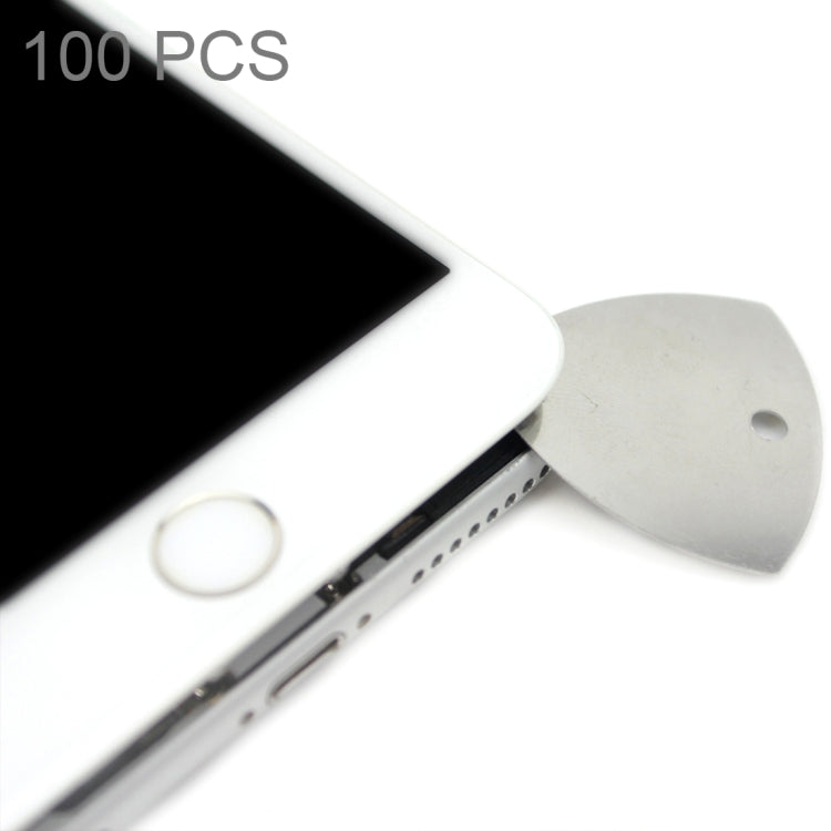 100 PCS JIAFA P8819 Stainless Steel Phone Repair Triangle Opening Picks