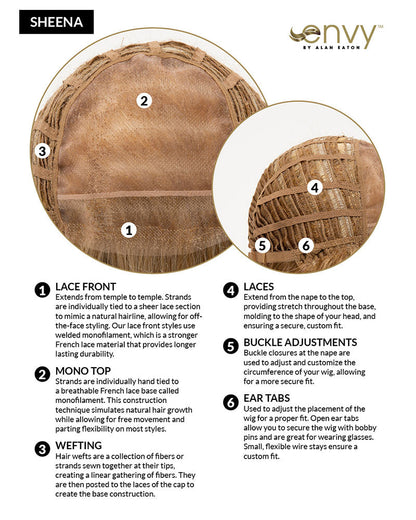 Sheena (Exclusive) | Lace Front & Monofilament Synthetic Wig by Envy