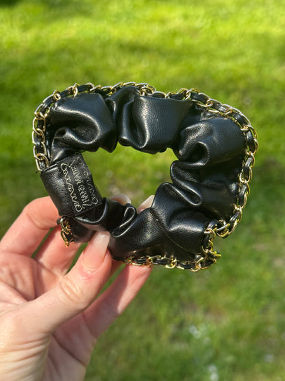 Leather Luxe Scrunchie