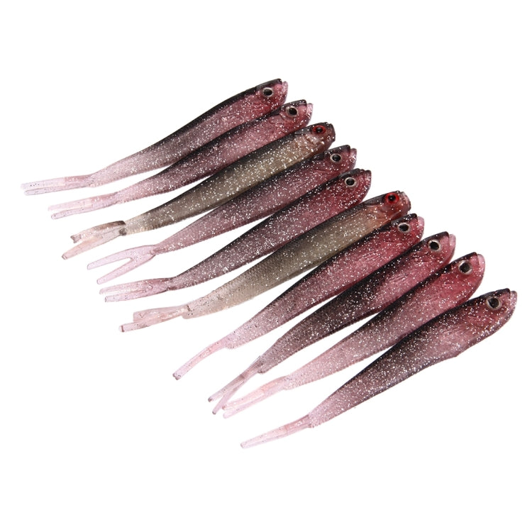 10 PCS Small Sequins Fish Shape Fishing Lures Artificial Fishing Bait, Length: 12.5cm