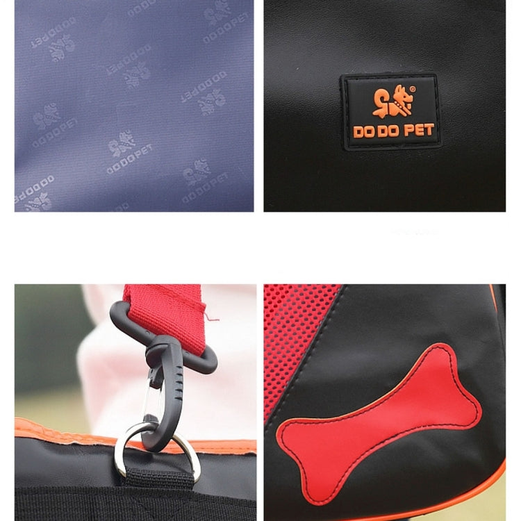 DODOPET MG-866 Portable Pet Handbag Shoulder Bag for Cat / Dog and Other Pets Large , Size : 50*30*19cm(Red)