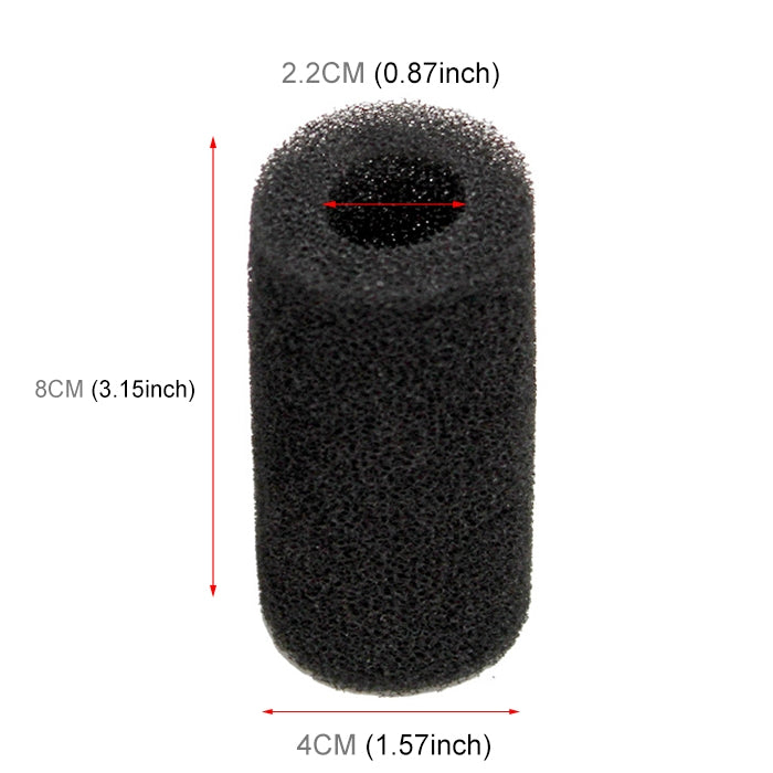 10 PCS Special Protection Cotton Sleeve for Aquarium Filter Suction Port, Inside Diameter: 15mm