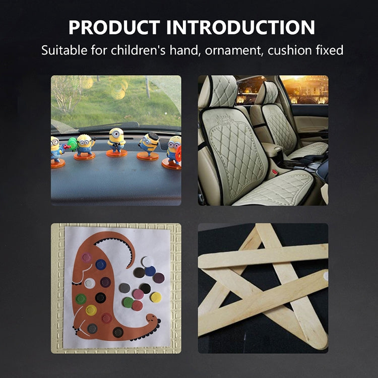 1000 PCS 20mm Round Nylon Adhesive Hook and Loop Fastener(Black)