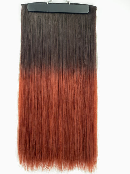 22" Hair Extensions Clip-in Straight 160g OMBRE'