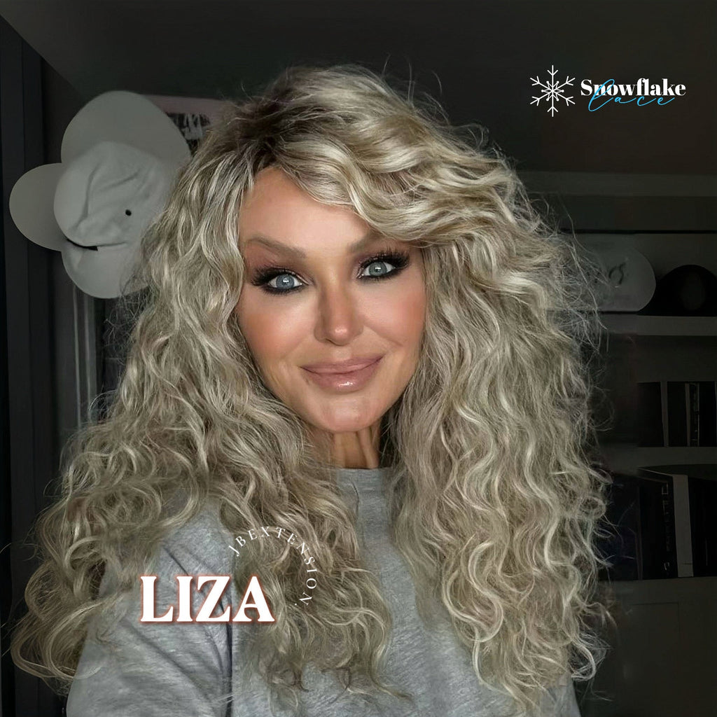 Get the Influencer Look with Deep Curly Blonde  LIZA SNOWFLAKE