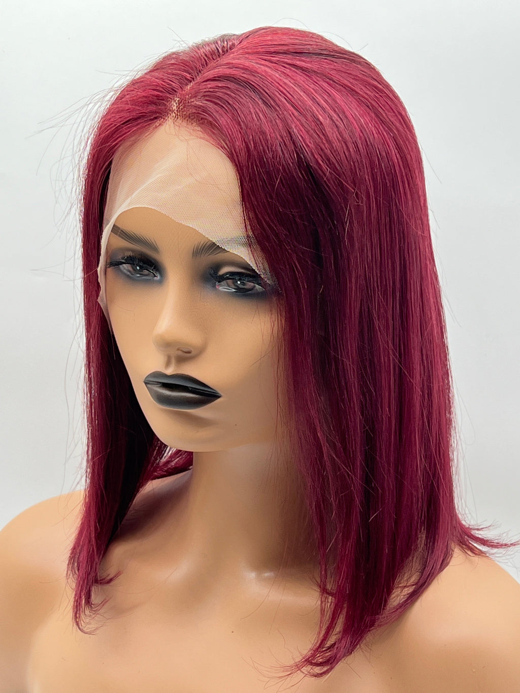 JBEXTENSION 12 Inches Remy Human Hair Mix Blonde With Highlight Wig TATIANA