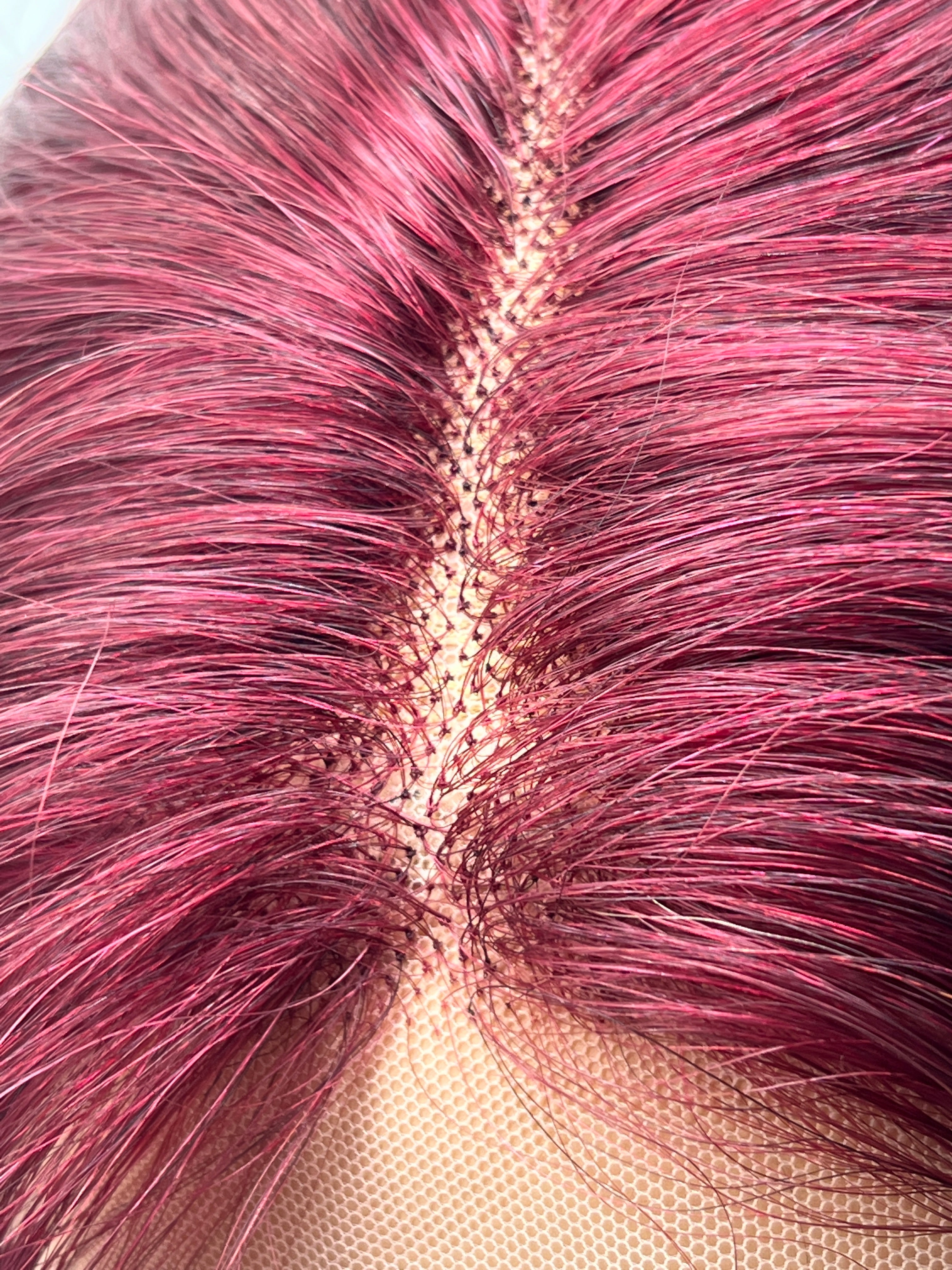 JBEXTENSION 12 Inches Remy Human Hair Mix Blonde With Highlight Wig TATIANA