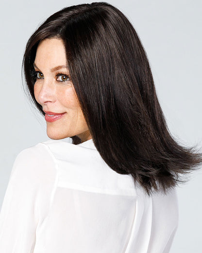 Top Coverage 12 inch | Lace Front & Monofilament Synthetic Hair Topper by Jon Renau