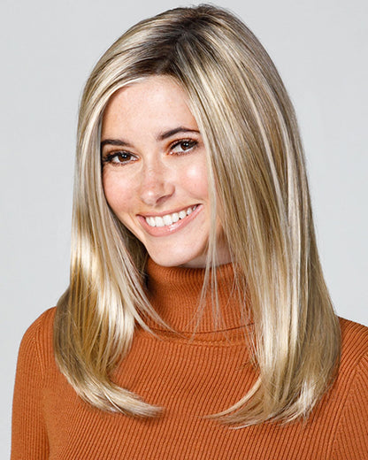 Top Coverage 18 inch | Lace Front & Monofilament Synthetic Hair Topper by Jon Renau