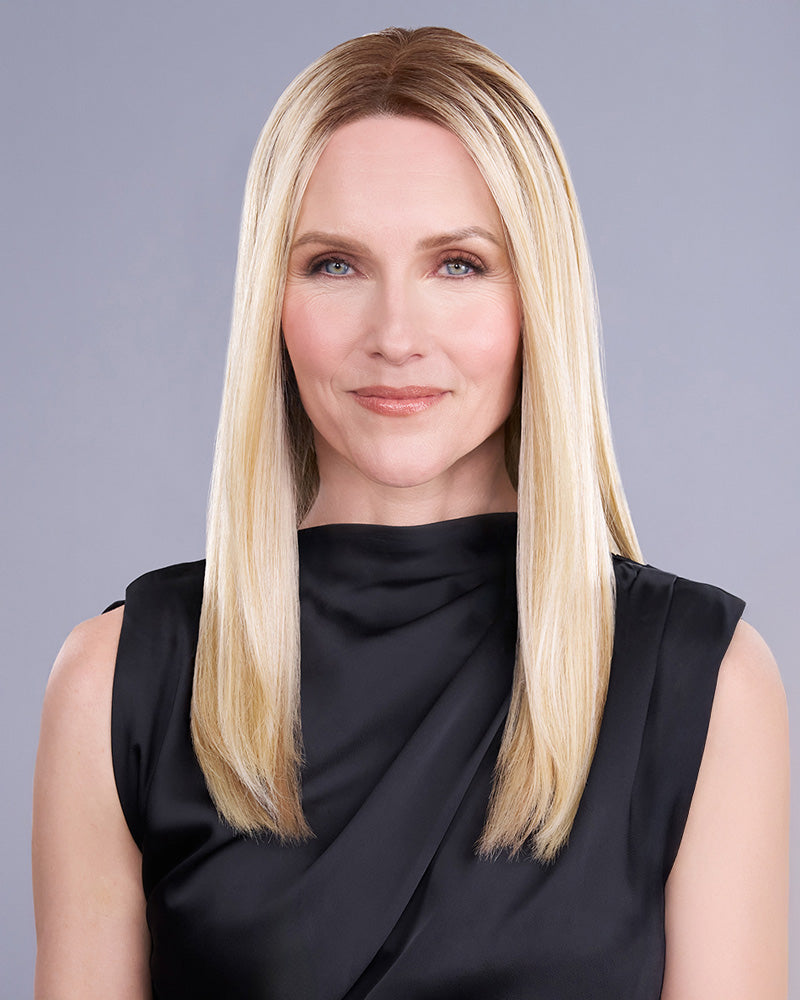 Top Trend Lace HD Straight 18 inch (Exclusive) | Lace Front & Monofilament Synthetic Hair Topper by Jon Renau