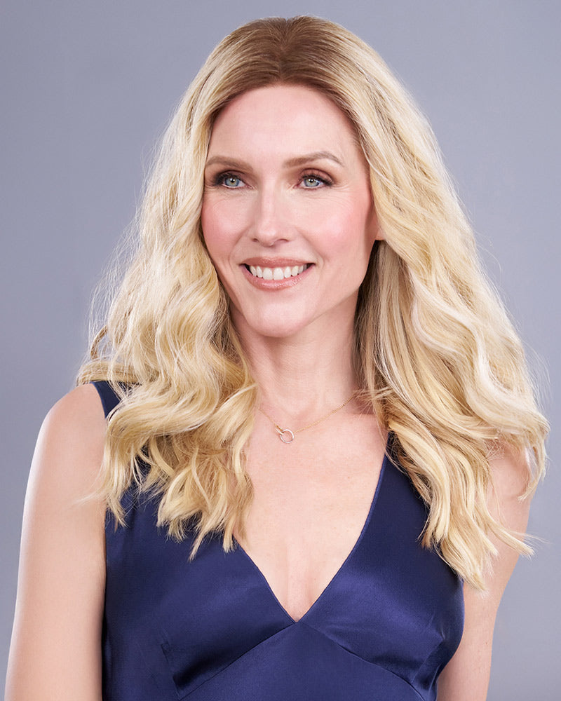 Top Trend Lace HD Wavy 18 inch (Exclusive) | Lace Front & Monofilament Synthetic Hair Topper by Jon Renau