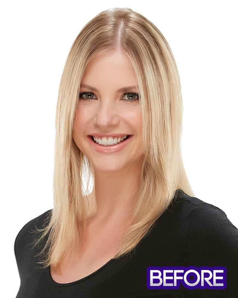 Top Form 12 inch (Exclusive) | Monofilament Remy Human Hair Topper by Jon Renau