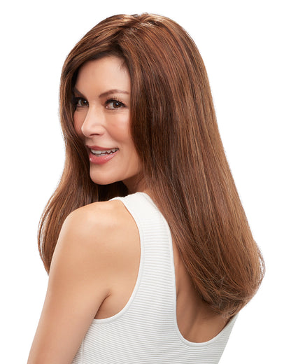 Top Form French 18 inch (Exclusive) | Monofilament Remy Human Hair Topper by Jon Renau